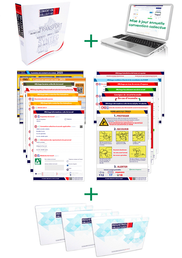 Pack de mise en conformité PME, Commerces, Associations, Artisans, pour vos contrôles inspection du travail