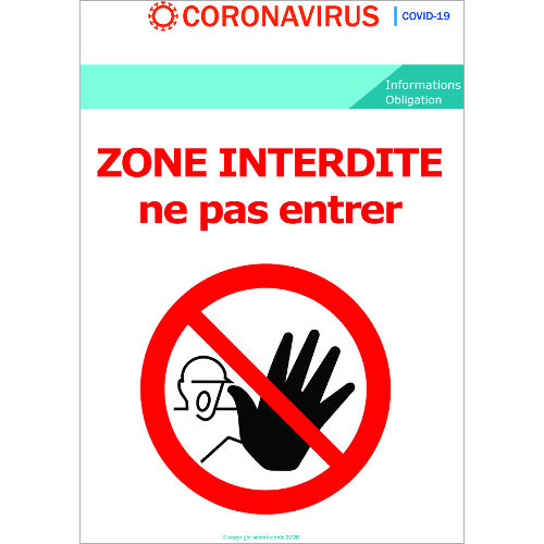 zone Interdite - Signalétique