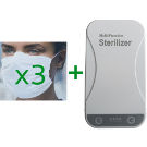 Boite de desinfection + 3 masques AFNOR