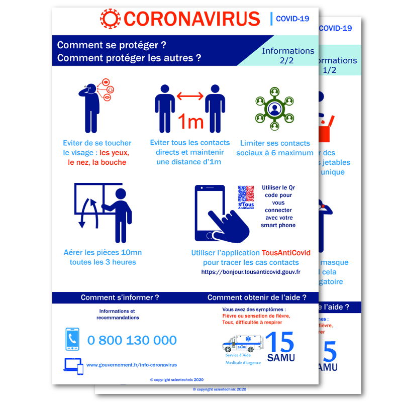 Affichage coronavirus : comment se protéger ? (covid-19)